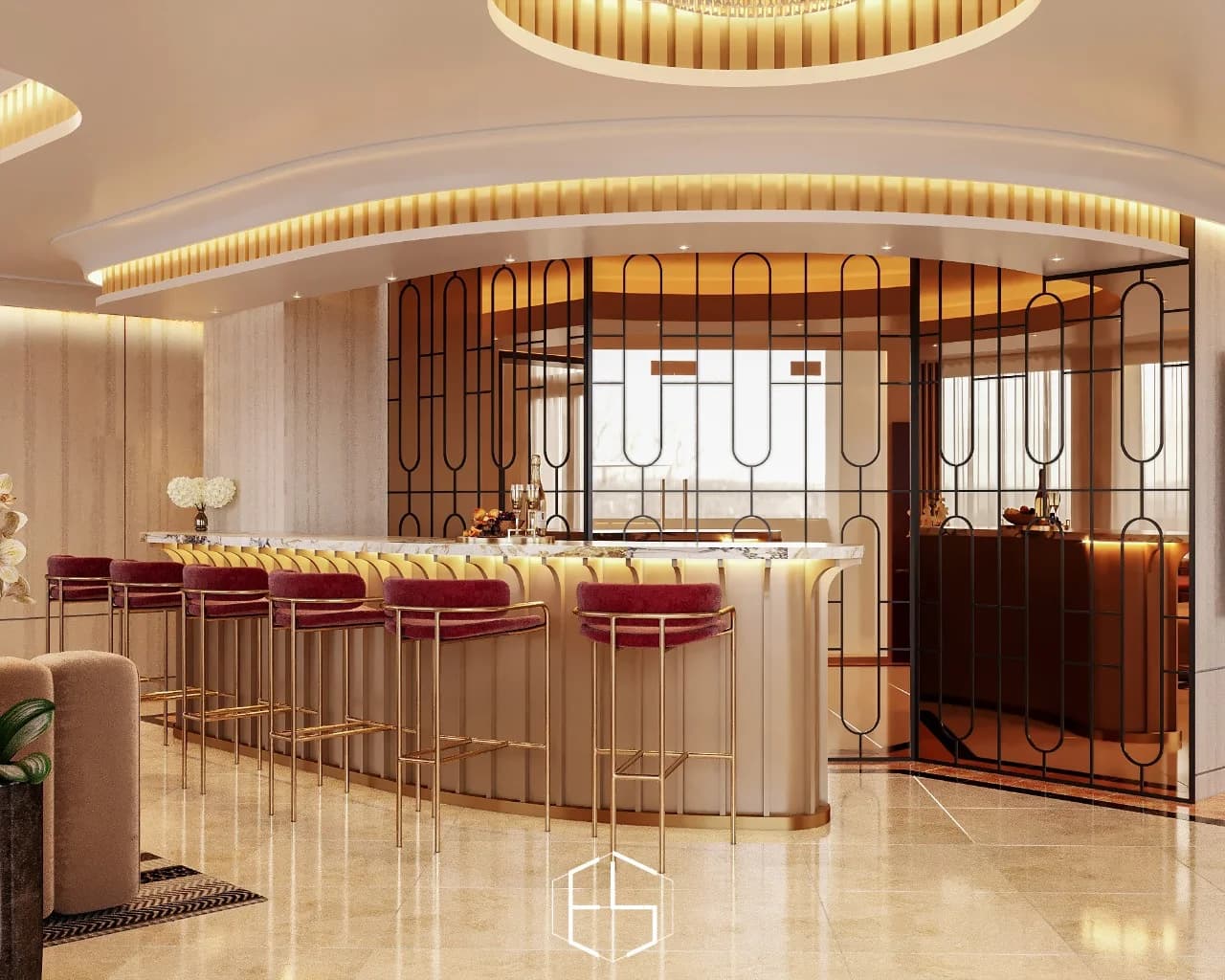 Grand Tropic 顶层住宅的设计效果图，视角 9
