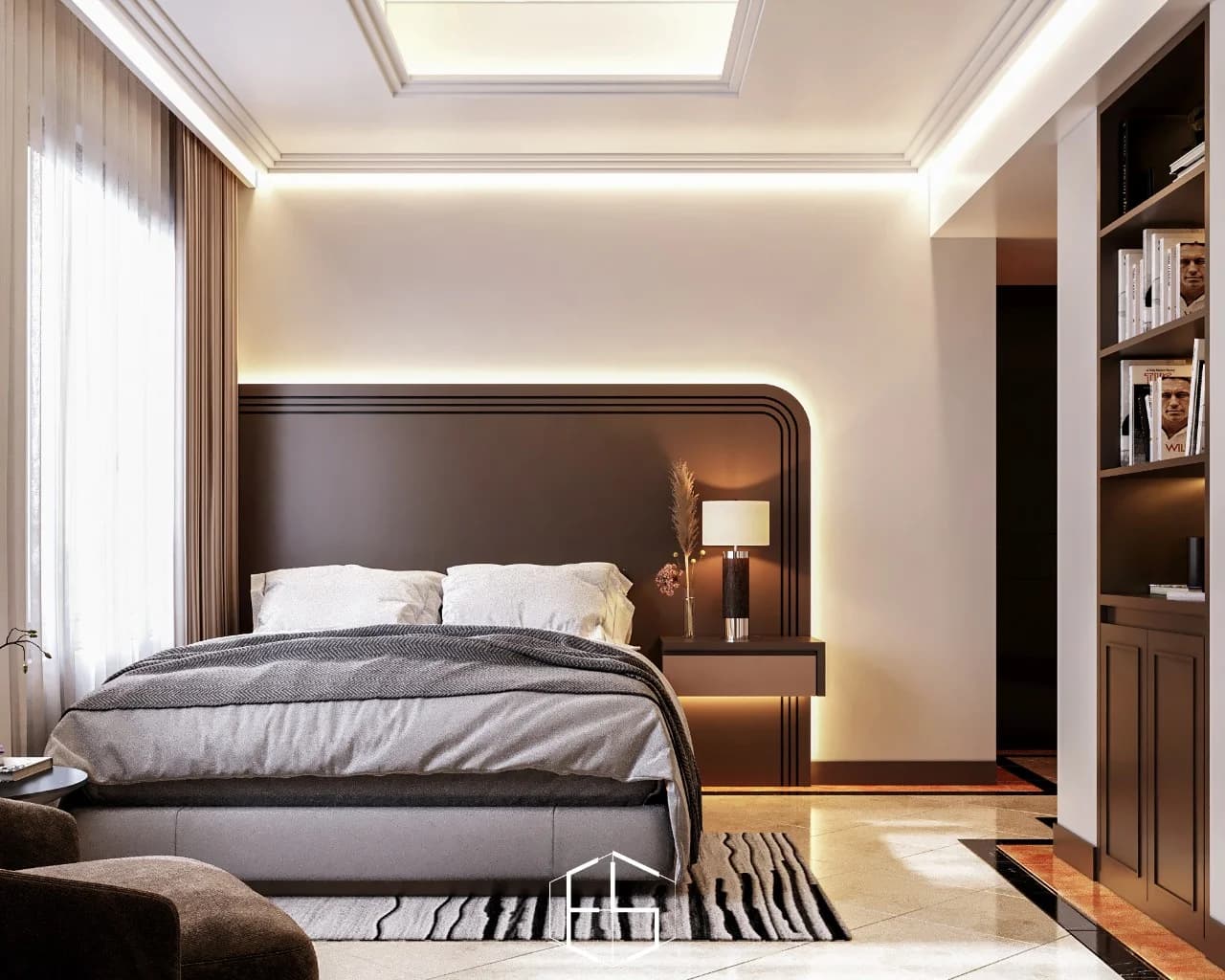 Grand Tropic 顶层住宅的设计效果图，视角 10