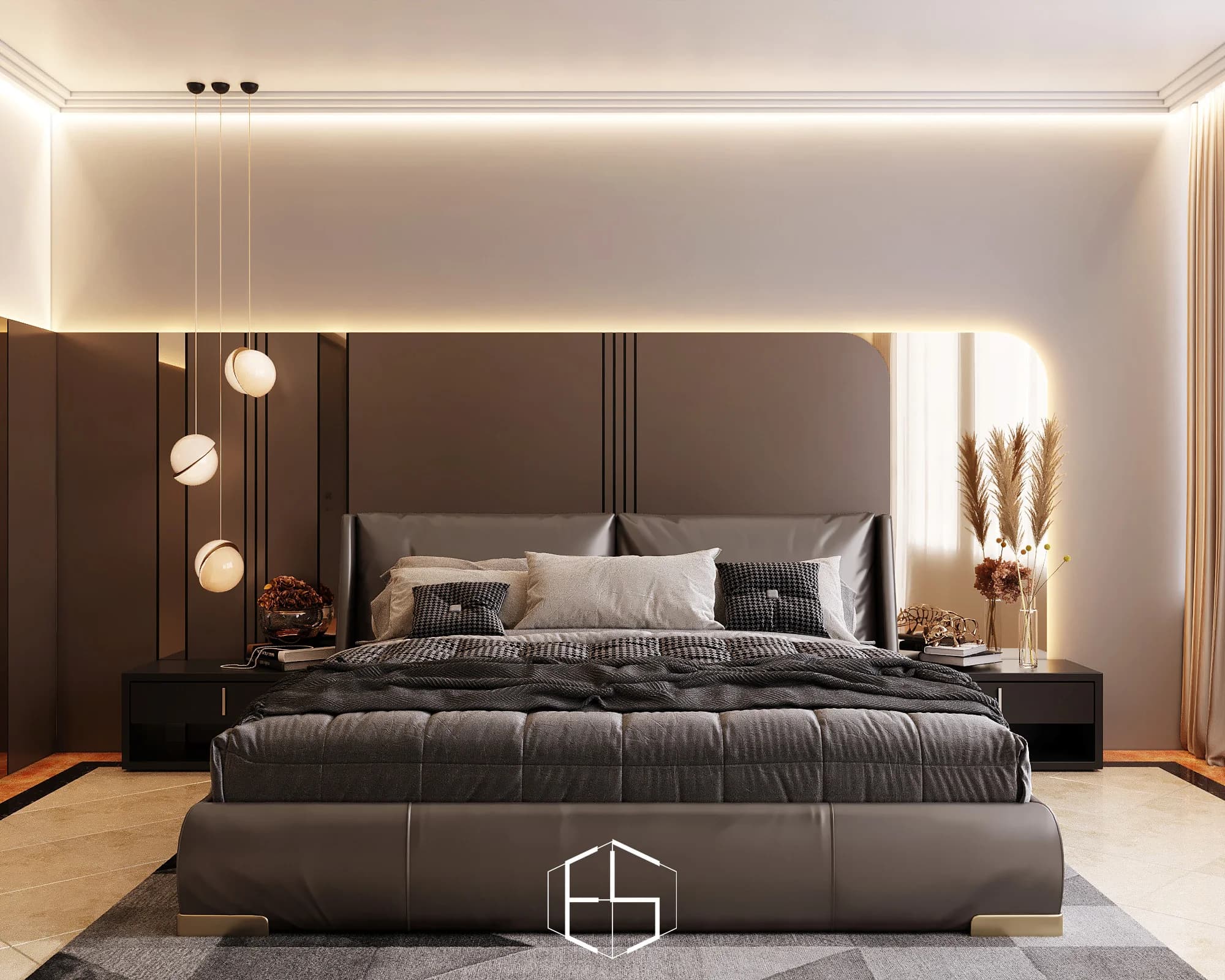 Grand Tropic 顶层住宅的设计效果图，视角 18