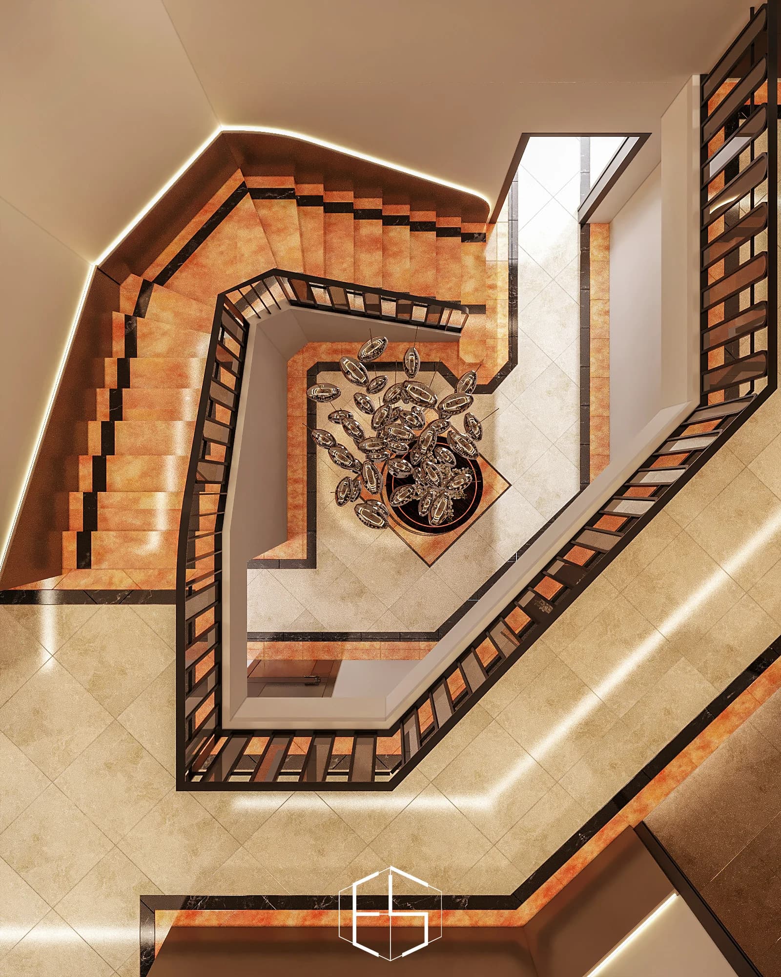 Grand Tropic 顶层住宅的设计效果图，视角 22