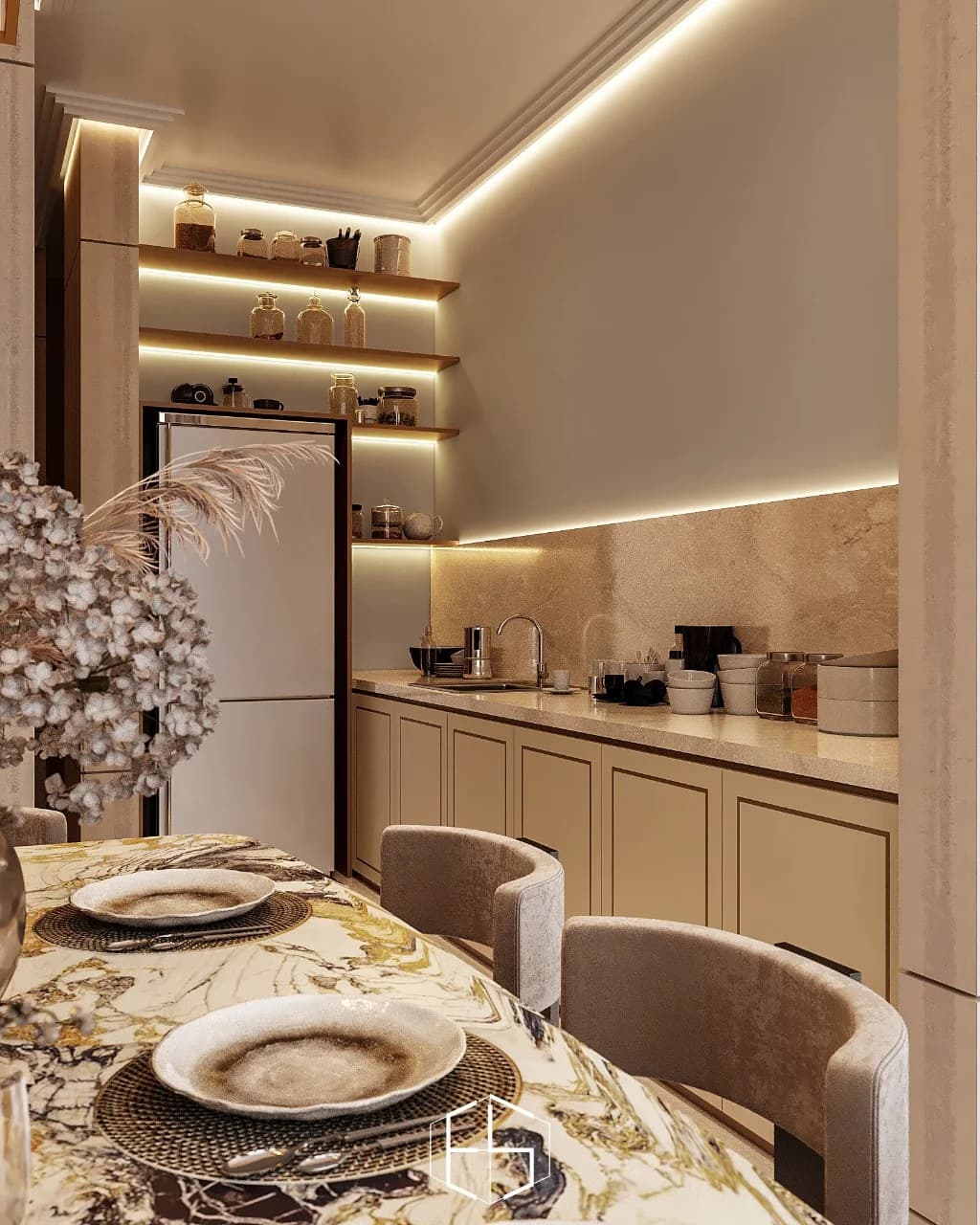 Grand Tropic 顶层住宅的设计效果图，视角 23