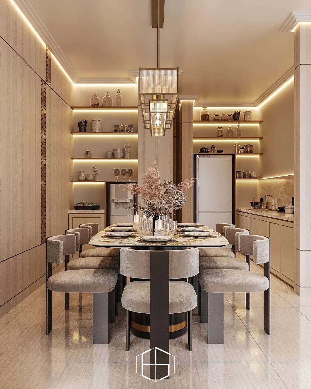 Grand Tropic 顶层住宅的设计效果图，视角 24