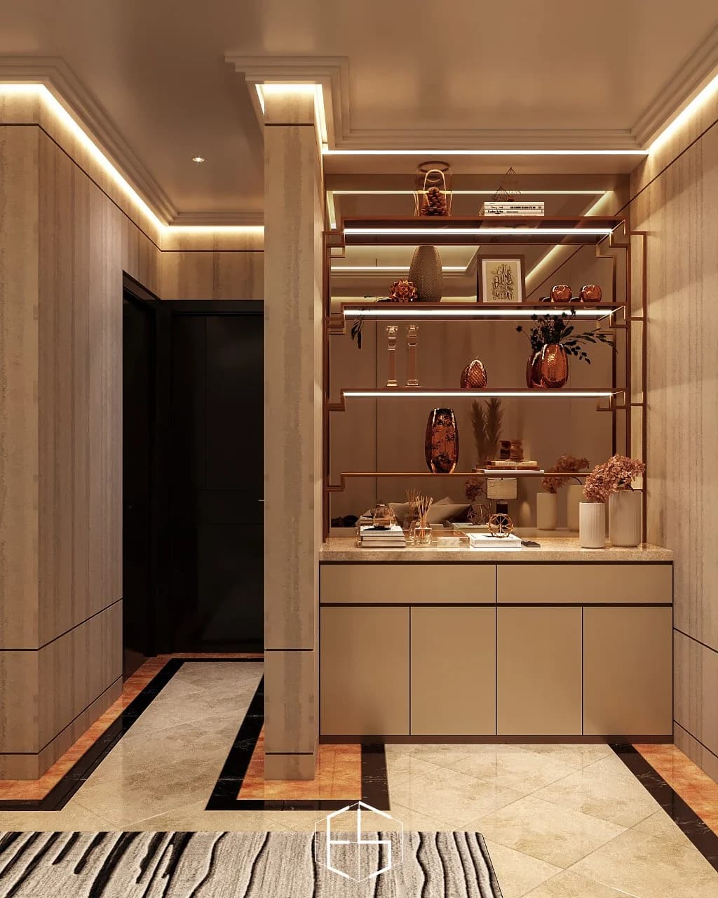 Grand Tropic 顶层住宅的设计效果图，视角 27