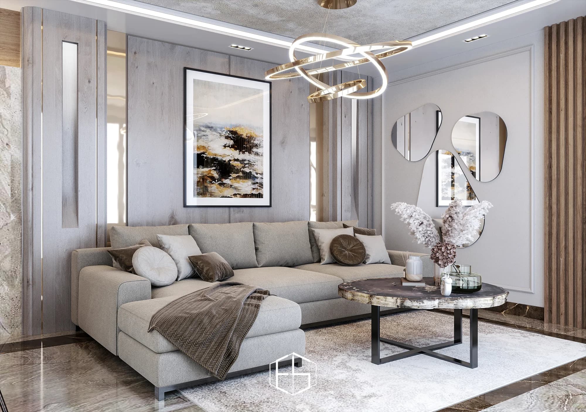 Render desain Jagakarsa House, tampilan 1 — ePrivilege Studio