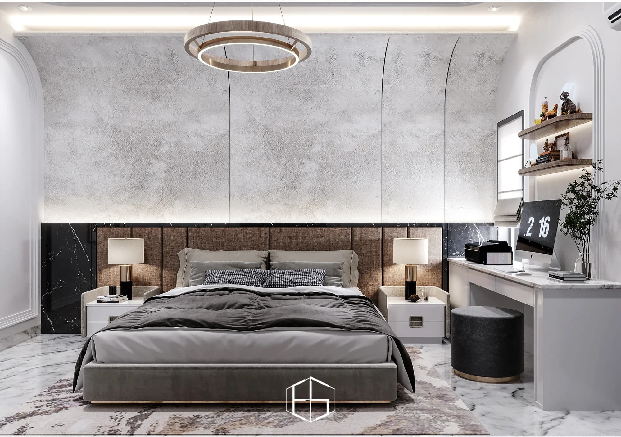 Jagakarsa House的设计效果图，视角 12