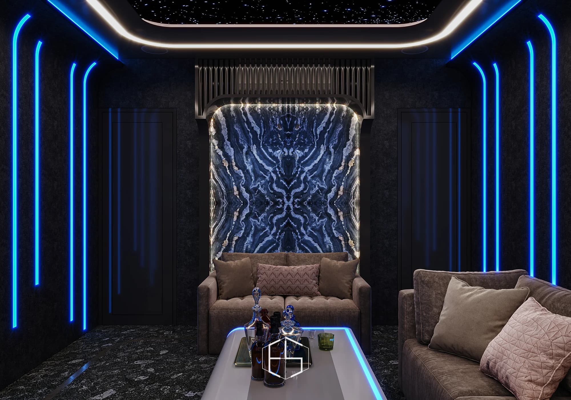 Render desain Mr. J Private Room, tampilan 4 — ePrivilege Studio