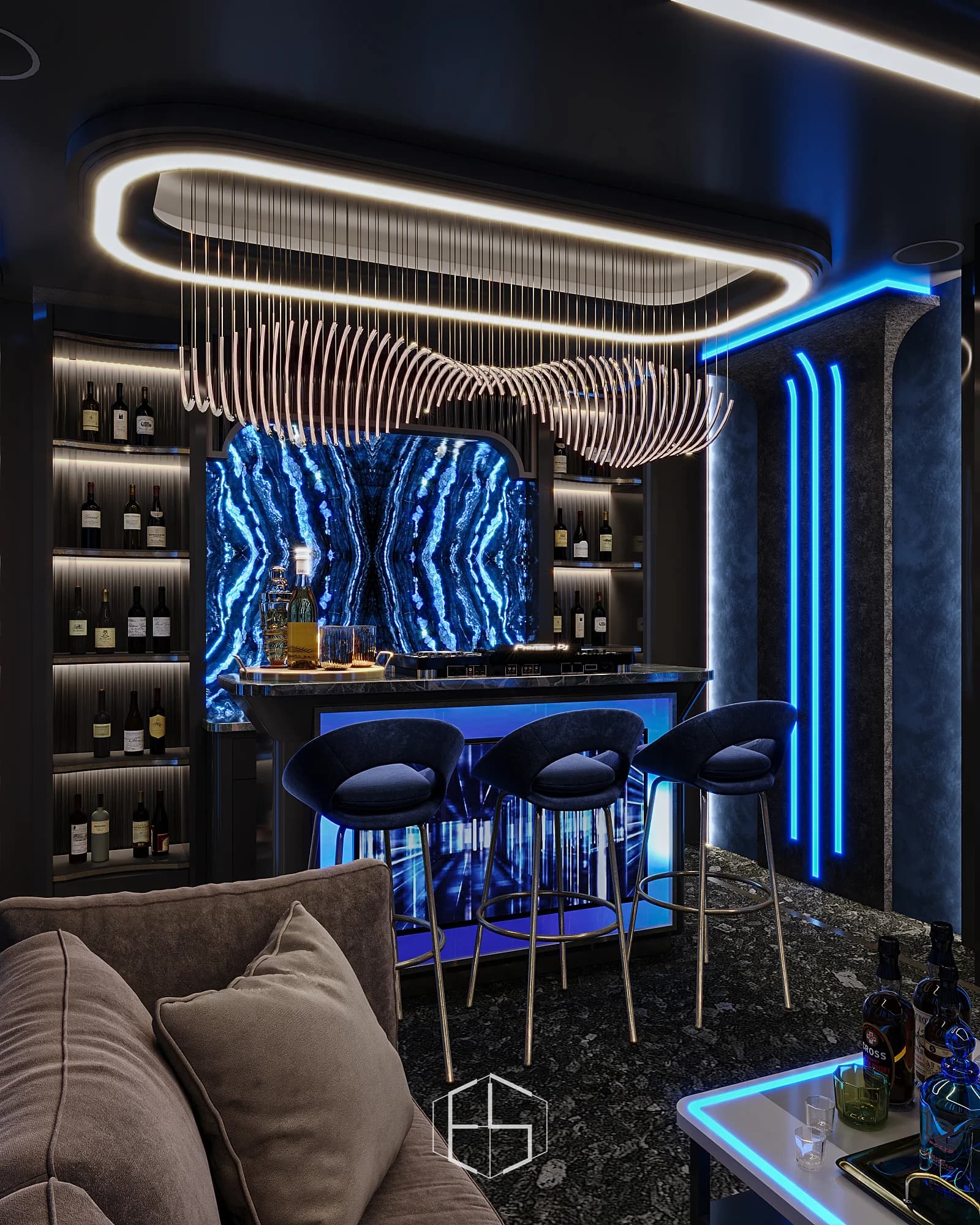 Render desain Mr. J Private Room, tampilan 5 — ePrivilege Studio