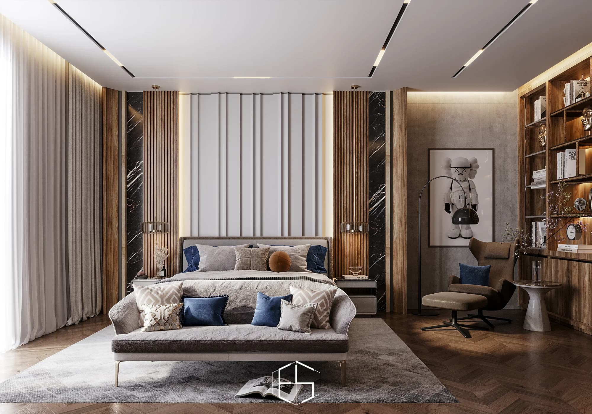 Render desain Sonata Lagoon House, tampilan 1 — ePrivilege Studio