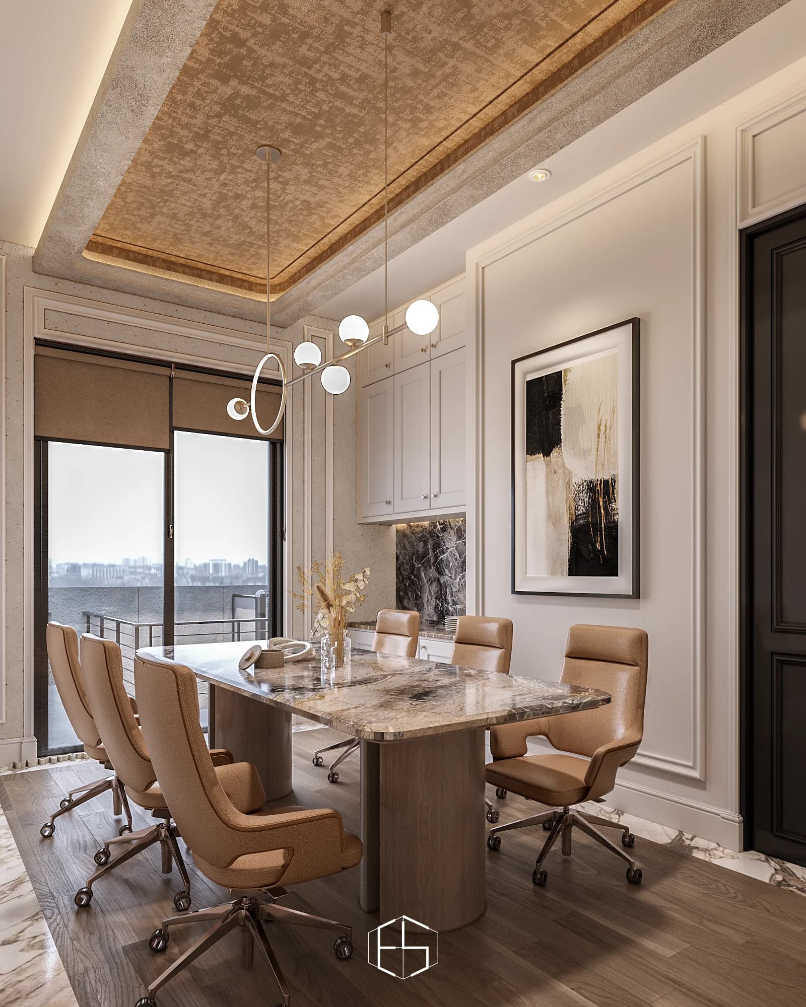 Testimo House: interior design visualization, view 7