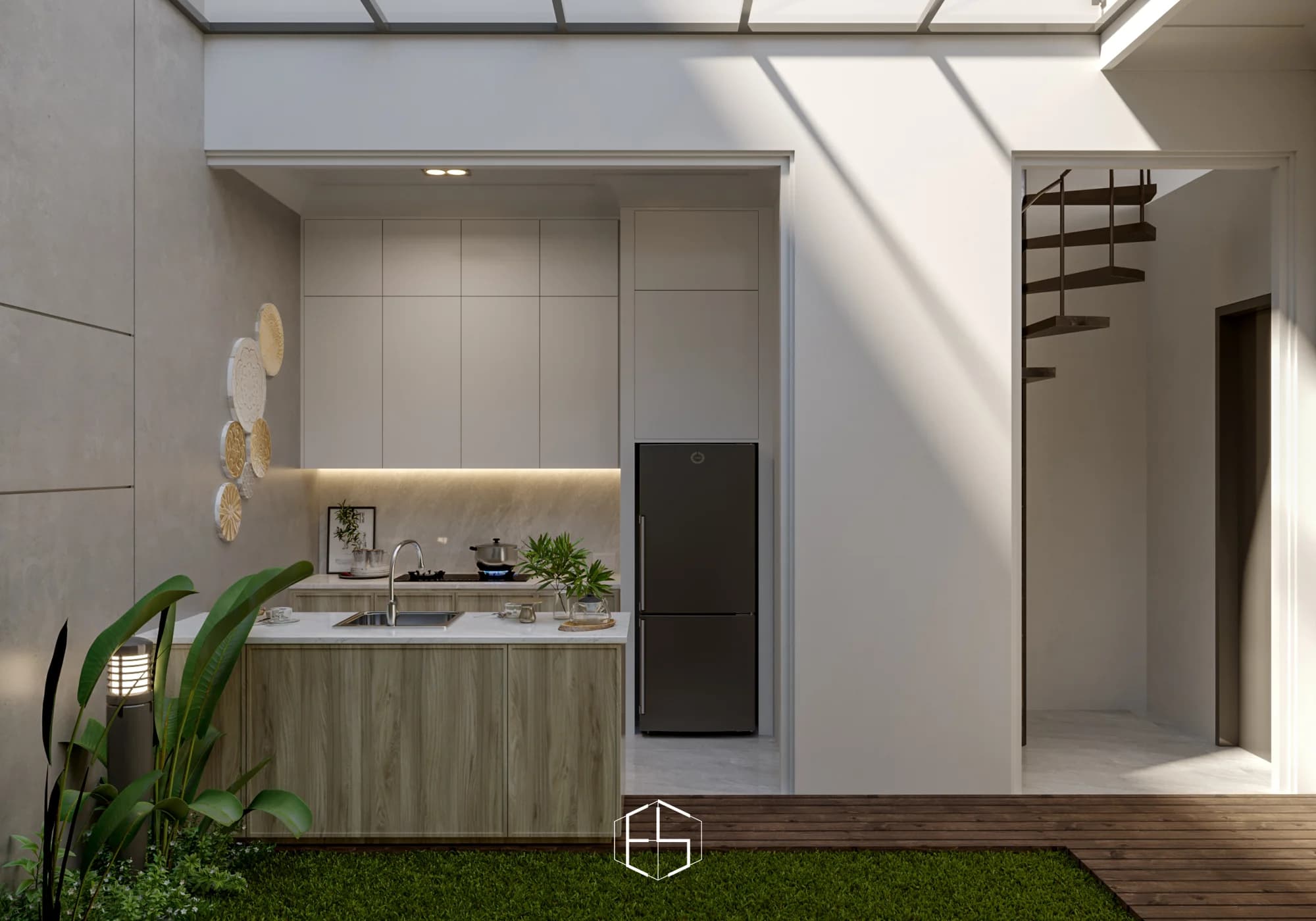 Render desain Melody House, tampilan 2 — ePrivilege Studio
