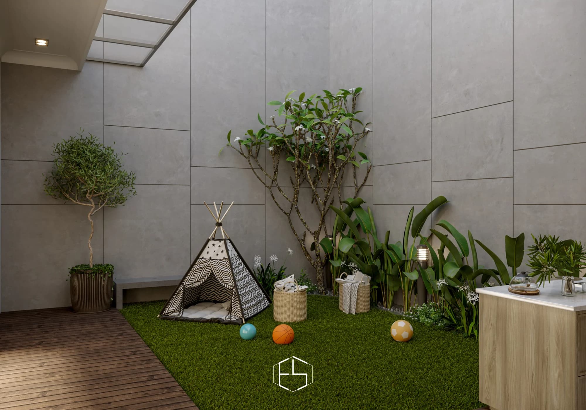 Render desain Melody House, tampilan 4 — ePrivilege Studio